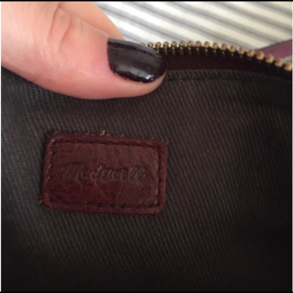 Madewell mini transport tote dark cabernet - Picture 5 of 7
